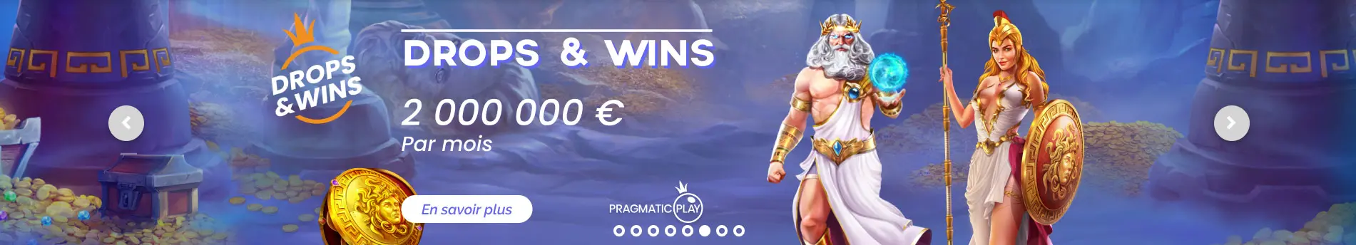 Drop and Wins ONLY SPINS CASINO