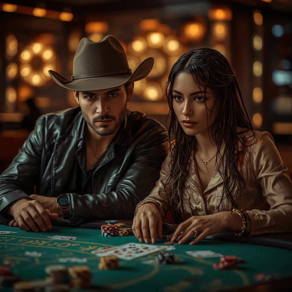 photo de deux joueurs de poker Only Spins Casino